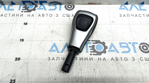 Maner schimbător de viteze Jeep Compass 22-24 piele, ornamente gri, zgârieturi