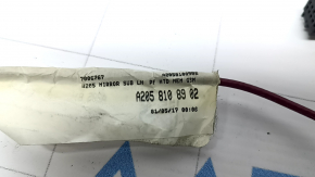 Ansamblu oglindă retrovizoare stânga Mercedes Clasa C W205 16-21 10+8+2 pini, semnalizator, încălzit, cu iluminare din spate, reglare automată a intensității luminii, BSM, grafit, zgârieturi, crăpătură pe căptușeală