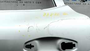 Ușă spate stânga goală Nissan Murano 25-26 Platinum, alb QBE, cu bandă cromată superioară, lipită