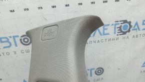 Ornament stâlp central, curea superioară, stânga, Nissan Murano 25-26, bej, cu funingine, fixare ruptă