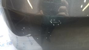 Бампер задний голый Mercedes C-class W205 300 16-21 без парктроников, под BSM, оторваны кронштейны BSM, графит, царапины, вмятины, надлом
