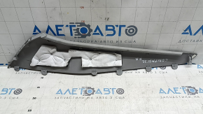 Накладка центральной консоли боковая правая верхняя Jeep Compass 22-26 серая, без консоли, царапина, под чистку