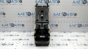 Консоль центральная подлокотник Mercedes C-class W205 16-21 кожа бежевая, царапина