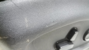 Сиденье водительское Jeep Compass 22-22 с airbag, электро, кожа, серая+черная, перфорация, под чистку, царапины, трещина, стрельнувшее