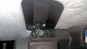 Торпедо передняя панель с AIRBAG Jeep Compass 22-26 черная, сломано крепление, надлом+трещина в корпусе крепления