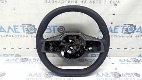 Руль голый Nissan Murano 25-26 Platinum, SL, кожа черная, без кнопок и лепестков