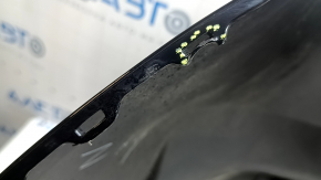 Bara spate nefinisată Nissan Kicks 21-25, rest pentru senzori de parcare, neagră KH3, zgârieturi, lovituri, elemente de fixare uzate, îndoite