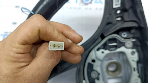 Volan fără padele pentru Mercedes Clasa C W205 17-18, piele neagră, încălzit, zgârieturi