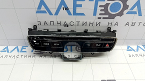 Bloc butoane consolă centrală, central Mercedes Clasa C W205 16-18, sub ceas, zgârieturi