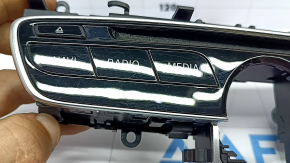 Bloc butoane consolă centrală, central Mercedes Clasa C W205 16-18, sub ceas, zgârieturi