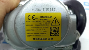 Ремень безопасности задний правый с пиропатроном Mercedes C-class W205 16-21 черный