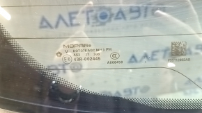 Дверь багажника голая со стеклом Jeep Compass 17-26 графит PAU, царапины