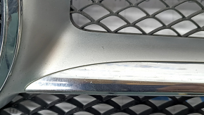 Grilă radiator completă Mercedes Clasa C W205 16-18 cu emblemă fără radar pentru cameră, nisip