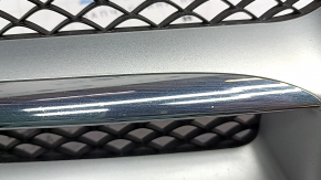 Grilă radiator completă Mercedes Clasa C W205 16-18 cu emblemă fără radar pentru cameră, nisip