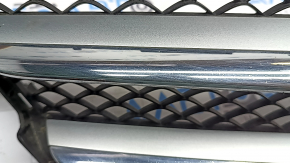 Grilă radiator completă Mercedes Clasa C W205 16-18 cu emblemă fără radar pentru cameră, nisip
