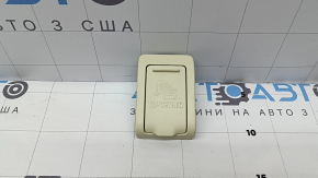 Накладка задней полки Isofix левая Mercedes C-class W205 15-21 бежевая