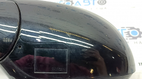 Зеркало боковое левое в сборе Kia Sorento 16-20 8 пинов, белый, поворотник, подогрев, BSM, тычка, царапины