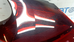Фонарь внешний крыло левый Nissan Kicks 21-25 галоген+LED царапины, потертости, песок