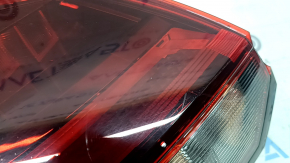 Фонарь внешний крыло левый Nissan Kicks 21-25 галоген+LED царапины, потертости, песок