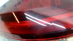 Фонарь внешний крыло левый Nissan Kicks 21-25 галоген+LED царапины, потертости, песок