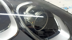 Ansamblu far xenon față dreapta pentru Porsche Macan 15-18, cu unități, pentru spălător, adaptiv, negru, țevi, faruri tip pânză de păianjen