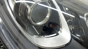 Ansamblu far xenon față dreapta pentru Porsche Macan 15-18, cu unități, pentru spălător, adaptiv, negru, țevi, faruri tip pânză de păianjen