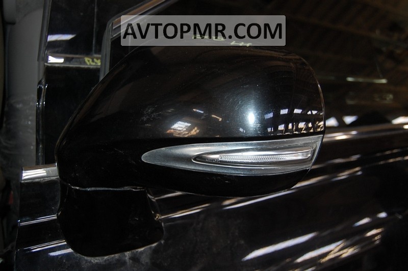 Зеркало боковое левое в сборе черное без камеры Lexus RX350 RX450h 10-12 USA