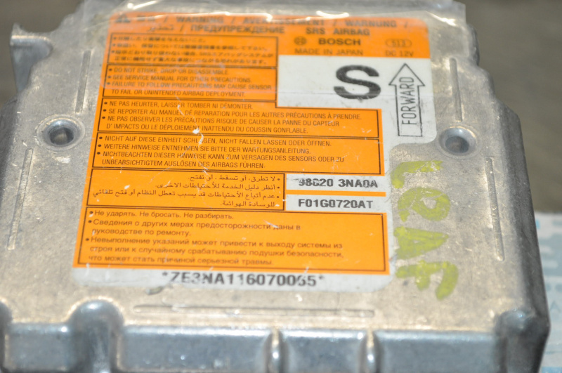 Модуль srs airbag компьютер подушек безопасности Nissan Leaf 11-12