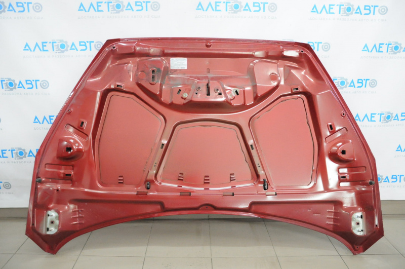 Капот голый Ford Focus mk3 15-18 рест красный RR