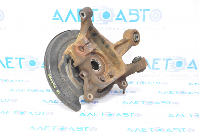 Цапфа со ступицей задняя левая Subaru XV Crosstrek 13-14 с кожухом