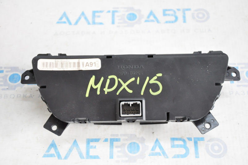 Управление климат-контролем 2 ряд Acura MDX 14-20