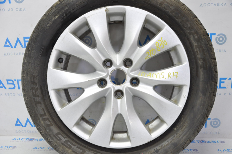 Диск колесный R17 Subaru Legacy 15-17 бордюрка, пробит