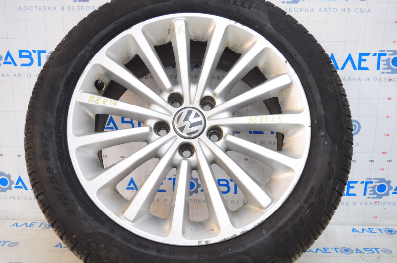 Диск колесный R17 VW Passat b8 16-19 USA SE бордюрка