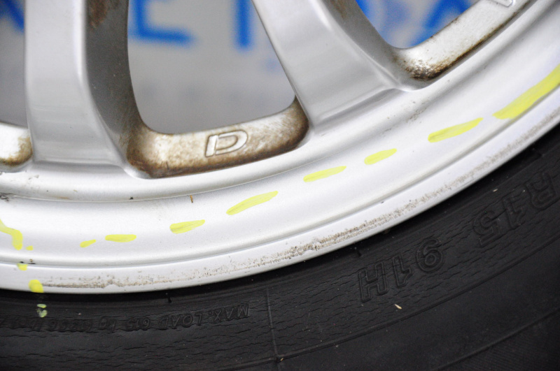 Диск колесный R15 Toyota Prius 50 16-22 бордюрка
