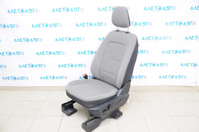 Водительское сидение Ford Escape MK4 20-20 без airbag, электро, с подогревом, ткань сер