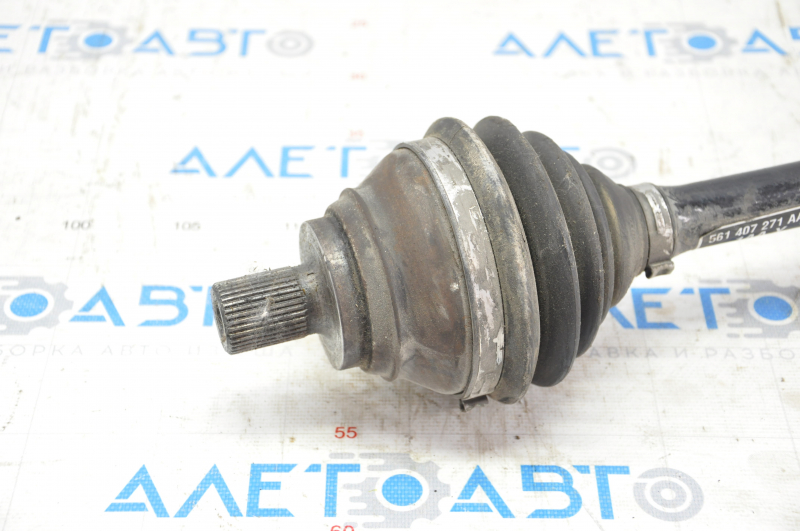 Привод полуось передняя левая VW Passat b8 16-19 USA 1.8T, 2.0T порван пыльник внутренней гранаты