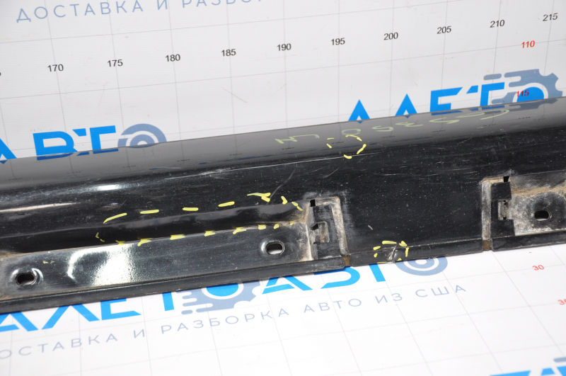 Bara stângă Lexus GS300 GS350 GS430 GS450h 06-07 negru, zgârieturi