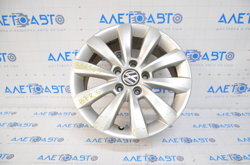 Диск колесный R16 5*112 VW Passat b7 12-15 USA легкая бордюрка
