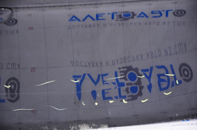 Дверь багажника голая Jeep Cherokee KL 14-18 под камеру, черный PXR, вмятина
