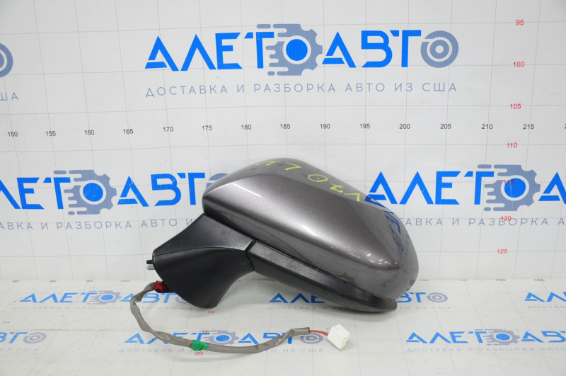 Зеркало боковое левое в сборе Toyota Camry v70 18-24 3 пина, графит