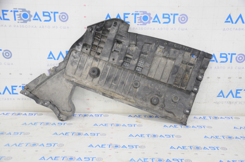 Защита переднего бампера Ford Fusion mk5 17-20 левая, потерта
