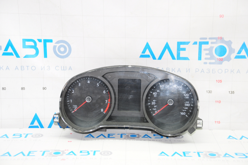 Щиток приборов VW Jetta 11-16 USA 1.4T 1.8T 2.0 с большим дисплеем, царапина