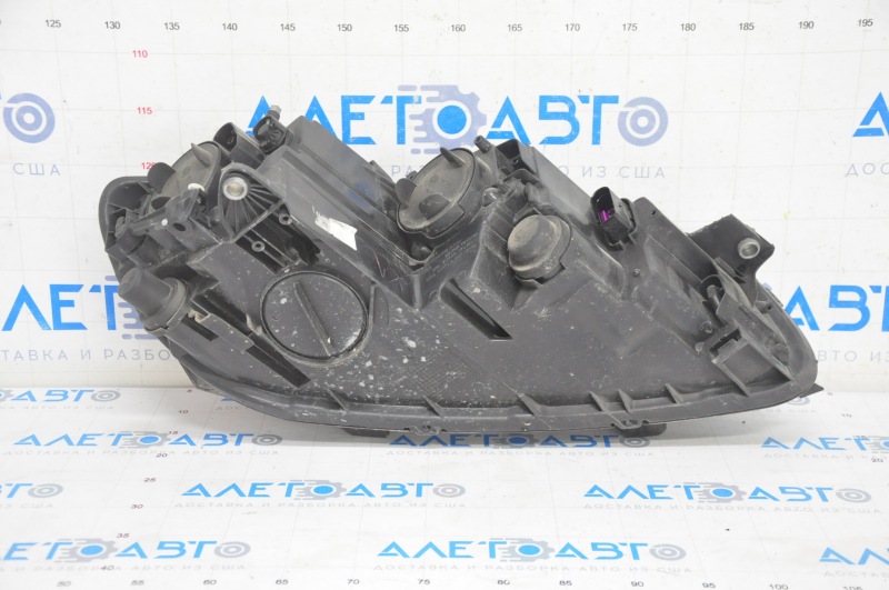 Фара передняя левая VW Passat b7 12-15 USA голая, галоген, песок, под полировку