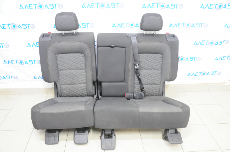 Задний ряд сидений 2 ряд Chevrolet Equinox 18-21 ткань черный, под химчистку