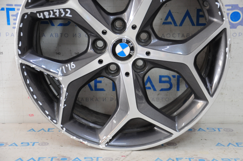 Диск колесный R18 x 7,5J BMW X1 F48 16-20 Style 569, бордюрка