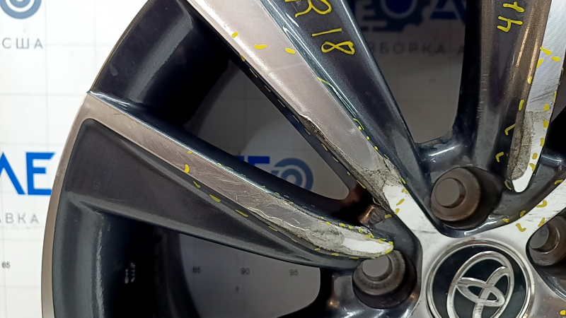 Диск колесный R18 x 7J Toyota Venza 21-24 LE бордюрка, под ремонт