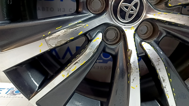 Диск колесный R18 x 7J Toyota Venza 21-24 LE бордюрка, под ремонт