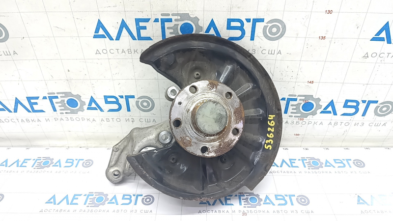 Цапфа со ступицей задняя левая VW Jetta 19-21 с кожухом, ржавая ступица