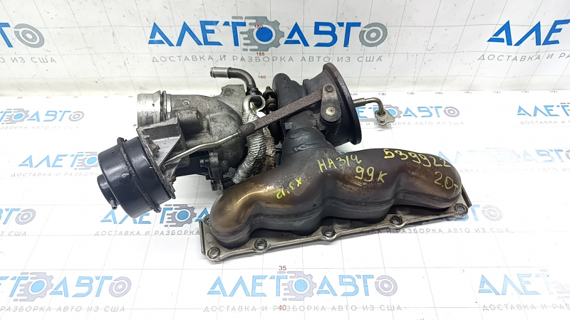Турбина BMW X3 F25 13-17 2.0T 99к люфт, на запчасти