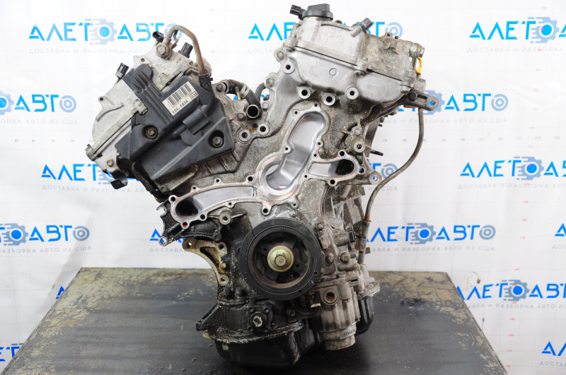 Двигатель Lexus ES350 07-12 2GR-FE 124k компрессия 15-15-15-15-15-15 сломана фишка